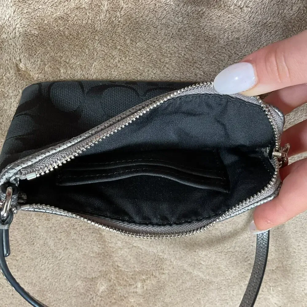 Coach black signature